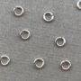 Sterling Silver 3mm 22 Gauge Jump Rings – 0.025" Wire – Pack of 100 – Jewelry Findings USA - Jewelry Findings - Small Silver Jump Rings